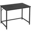VASAGLE Birou calculator cu blat din PAL, cadru metalic, stil industrial, 100x50x76 cm, negru