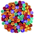 Instalatie lumini de exterior pentru gradina, 10 metri, 100 LED-uri, cu baterii, multicolor