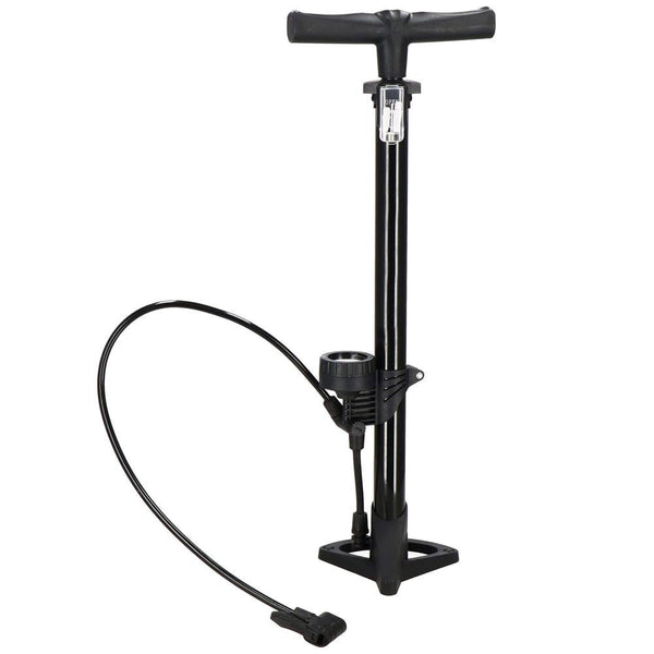 Pompa bicicleta cu manometru, accesorii umflare mingi si articole gonflabile, 160PSI, aluminiu, 60cm