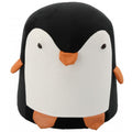 Taburet pentru copii, 28x34cm, maxim 50kg, model pinguin negru