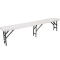Set masa cu 2 banci pliabile tip valiza pentru gradina, camping, terase, 180x72x75cm
