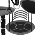 Leagan tip cuib 110cm, inaltime reglabila, 150 kg, Gri
