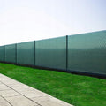 Plasa umbrire si intimitate pentru gard, 1.5m latime, 10m lungime, 65g densitate, verde