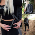 Rucsac tactic militar pentru drumetie, cu husa de ploaie, 60 litri, 25 kg, 60x43x22 cm, gri negru