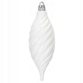 Set globuri si decoratiuni de Craciun, 72 piese, diverse dimensiuni, alb