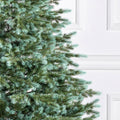 Brad artificial Christmas Deluxe by Sersimo, Alaska Select verde argintiu, integral 3D, 180 cm