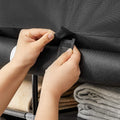 SONGMICS Garderoba pentru depozitarea hainelor, din material textil, cu 2 bare pentru umerase, 45x150x175cm, negru