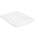 Covoras de baie antiderapant cu uscare rapida, 80x50 cm, alb