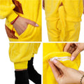 Pijama tip salopeta pentru adulti, model Pikachu, marime S