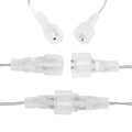 Ghirlanda luminoasa tip perdea cu stelute 138 LED-uri, 2m, pentru interior/exterior, iluminare multicolor