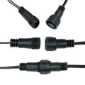 Ghirlanda luminoasa tip perdea Premium 500 LED-uri, 22,5m, 30Wati, interior/exterior, cu flash, alb cald (galben)