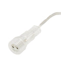 Instalatie de Craciun, 10 tuburi, 50cm, 480 LED, ploaie de meteoriti, alb