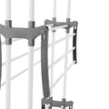 Uscator vertical pentru rufe, mobil si pliabil, cu doua umerase, 75x57x170cm, sarcina 20kg