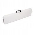 Banca pliabila pentru gradina sau catering, HDPDE, 180x24x42cm, alb