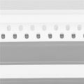 Cos de rufe pliabil tip lighean, cu manere, din plastic si silicon, 53x38x24cm, 24litri, gri