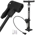 Pompa bicicleta cu manometru, accesorii umflare mingi si articole gonflabile, 160PSI, aluminiu, 60cm
