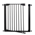 Poarta de siguranta Safety Gate pentru scari, ajustabila 110-117 cm, din otel, neagra