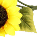 Buchet de flori artificiale din poliester, 2 fire de floarea soarelui, 57cm