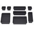 Organizator sertar bucatarie, 8 piese, negru