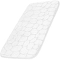 Covoras de baie antiderapant cu uscare rapida, 80x50 cm, alb