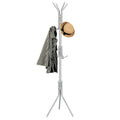 Cuier pentru haine, tip pom, cu 12 carlige, 173 cm, gri