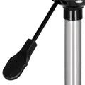 Scaun de birou ergonomic, tapitat cu piele ecologica, 120kg, alb gri