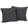 Hamac tip leagan suspendat pentru casa sau gradina HM45, gri inchis cu perne, 130x100cm, 150kg