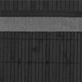 Cos de rufe din bambus cu capac, 2 compartimente, sac detasabil, volum 100L, 54x35x60cm, negru