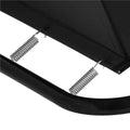 Scaun de plaja Sersimo, pliabil, 100kg, 52x73cm, negru