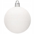 Set globuri si decoratiuni de Craciun, 101 piese, diverse dimensiuni, alb