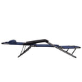 Sezlong pliabil SERSIMO GC12, Relax Zero Gravity, 80x60x153cm, Albastru inchis
