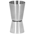 Set Cocktail Shaker Kit pentru barmani 550ml, KI24, suport bambus, 11 piese