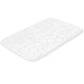 Covoras de baie antiderapant cu uscare rapida, 80x50 cm, alb