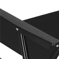 Scaun de plaja Sersimo, pliabil, 100kg, 52x73cm, negru