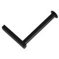 Suport hartie igienica din otel cu sertar depozitare, sistem montare inclus, 22cm, negru bej
