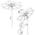 Umbrela de plaja pliabila, Sersimo BU022, 180cm, bleumarin