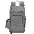 Rucsac transport animale talie mica-medie, maxim 12 kg, buzunare laterale, 39x28x27 cm, gri