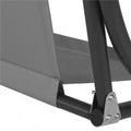 Husa din panza pentru leagan de gradina, sezut si spatar, 110x90cm, gri
