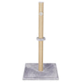 Ansamblu de joaca pentru pisici, cu loc pentru zgariat si sfoara, 103cm, gri