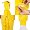 Pijama tip salopeta pentru copii, model Pikachu, marime 130-140 cm