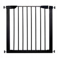 Poarta de siguranta Safety Gate pentru scari, ajustabila 103-110 cm, din otel, neagra