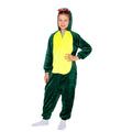Pijama tip salopeta pentru copii, model Dragon, marime 120-130cm