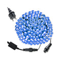 Instalatie luminoasa LED albastra pentru brad sau exterior, 500 LED-uri, 40 m, IP44, conectabila