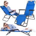 Sezlong pliabil SERSIMO GC4, Relax Zero Gravity, 80x60x153cm, Albastru deschis