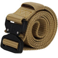 Curea centura Tactical Combat pentru barbati 3.7x125cm, rezistent, maro