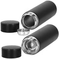 Cana termos Smart, inox, display LED, afisare temperatura, 500ml, 23cm, negru