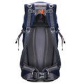 Rucsac tactic militar pentru drumetie, cu husa de ploaie, 60 litri, 25 kg, 70x40x24 cm, gri albastru