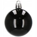 Set globuri si decoratiuni de Craciun, 77 piese, diverse dimensiuni, negru