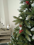Brad artificial Christmas Deluxe by Sersimo, Frasin de Munte, 2D, 220cm