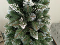 Brad artificial Christmas Deluxe by Sersimo, Crystal nins cu merisoare, 2D, 180cm
